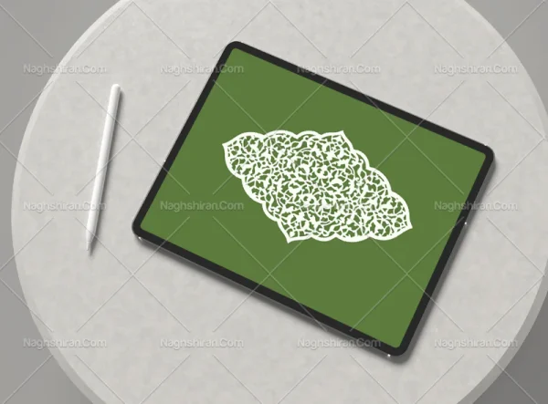 ترنج نقوش اسلیمی تذهیب