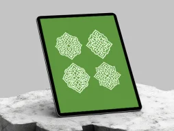 نشان چهار عددی سنتی رنگی
