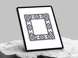 نقوش المان ساده سنتی طرح حاشیه