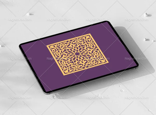 موتیف نقوش و المان سنتی رنگی