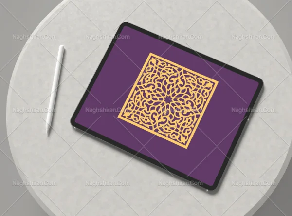 موتیف نقوش و المان سنتی رنگی