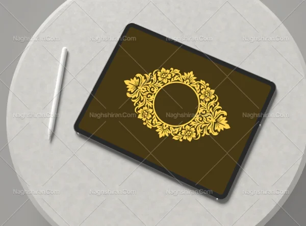 المان حاشیه ترنج نقوش سنتی