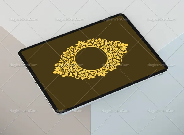 المان حاشیه ترنج نقوش سنتی