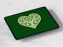 المان قلب و نقوش درخت سنتی