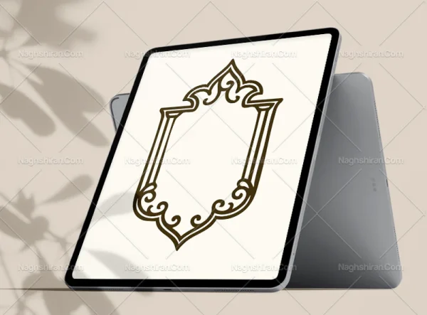 حاشیه و کادر ساده سنتی