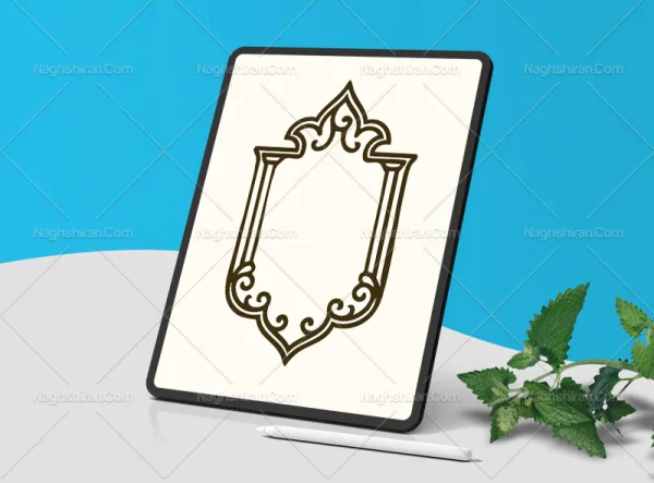 حاشیه و کادر ساده سنتی