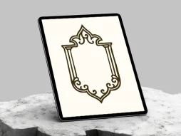 حاشیه و کادر ساده سنتی