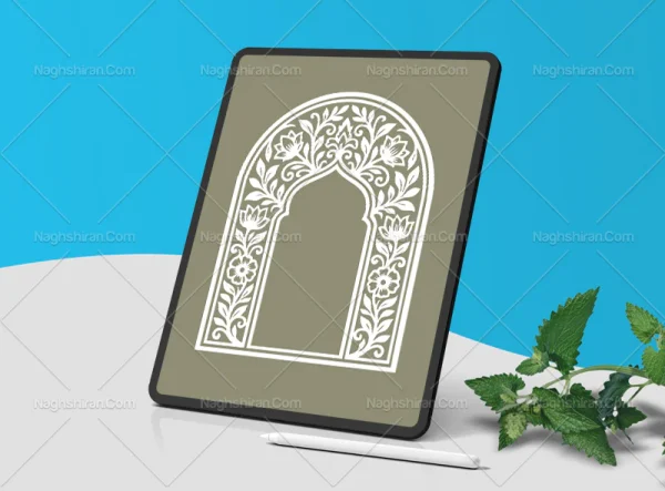 المان و نقوش حاشیه محراب