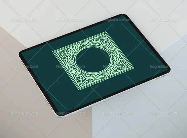حاشیه نقوش و المان سنتی رنگی