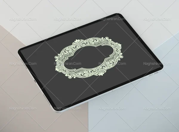 حاشیه و نقوش سنتی سفید