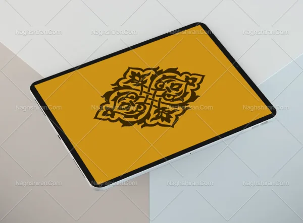 المان و نقوش سنتی طرح ترنج