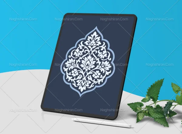 نشان گل های ختایی سفید رنگ