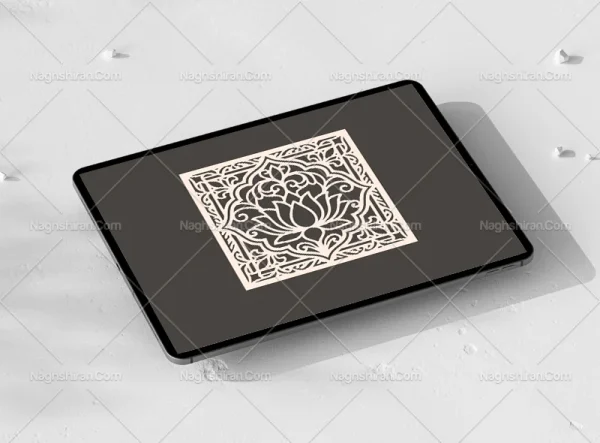 موتیف نقوش تو خالی سنتی رنگی