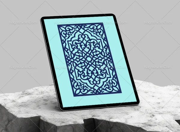 وکتور نقوش سنتی کتیبه
