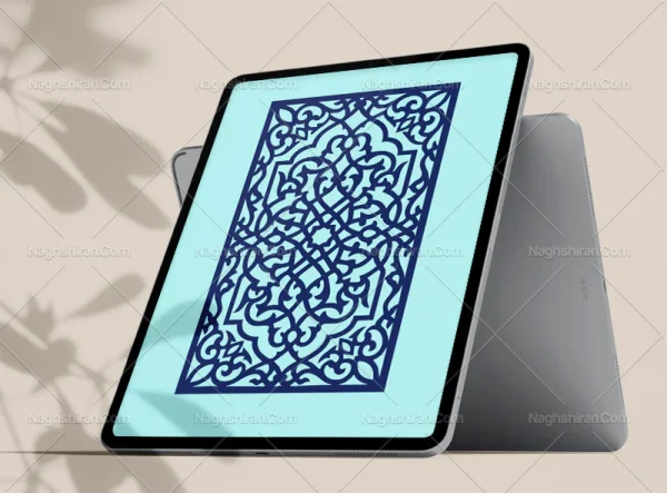 وکتور نقوش سنتی کتیبه