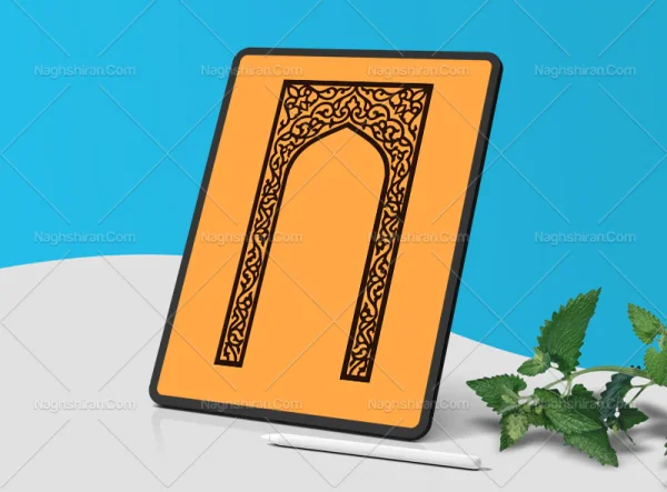وکتور نقوش سنتی محراب