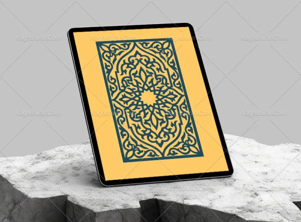 وکتور نقش و نگار کتیبه سنتی