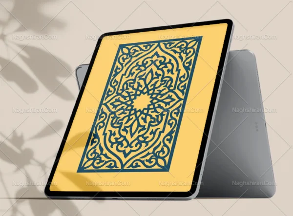 وکتور نقش و نگار کتیبه سنتی