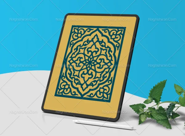 وکتور نقش و نگار موتیف سنتی