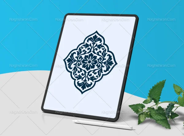 نشان طرح ترنج نقوش سنتی