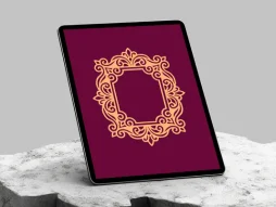 حاشیه المان سنتی رنگی