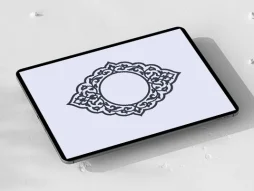 حاشیه ترنج نقوش سنتی رنگی